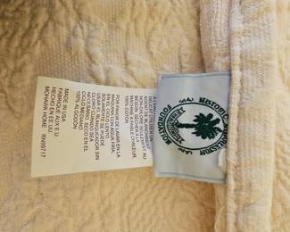 Historic Charleston King Charles Matelassé Bedspread Set