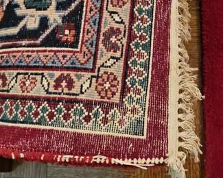 Hand-Knotted Wool Persian Rug