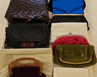 Assorted Vintage Handbags and Clutches