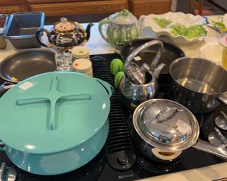 Kitchen. Many pots and pans