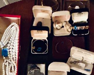 Gold plated jewelry. 