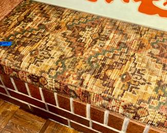 Rectangle bench cushions. 2 available. 