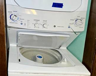 GE Stack Washer/Dryer 27”w x 36d x 75.5h model: GTUP270EM1MW