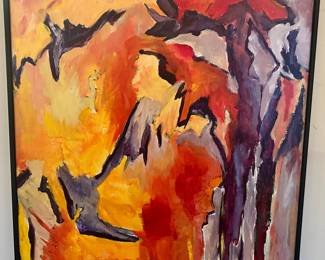 21 x 22.5” Artwork framed $45