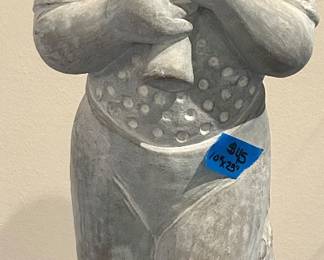 Isabel Blum 23.5”h x 10”Rnd Angel Girl w/ clarinet $45