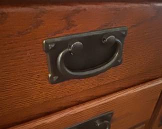 Arts and Crafts Style Red Oak Buffet