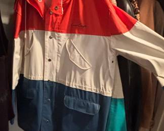 Vintage Chris-Craft Color Block Raincoat