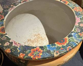 Satsuma Porcelain Fishbowl/Planter