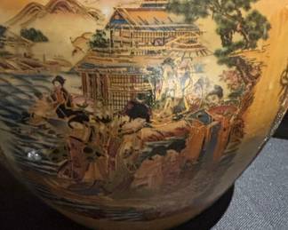 Satsuma Porcelain Fishbowl/Planter