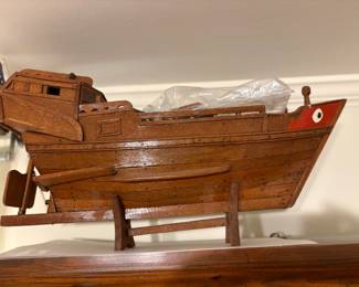 . . . vintage wood boat