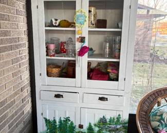 . . . great antique kitchen cupboard
