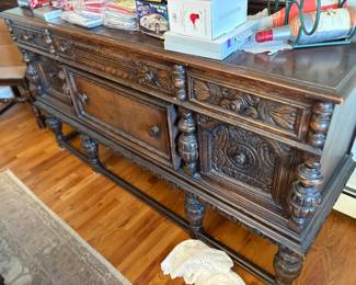 . . . Jacobean sideboard