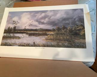 . . . signed wildlife print