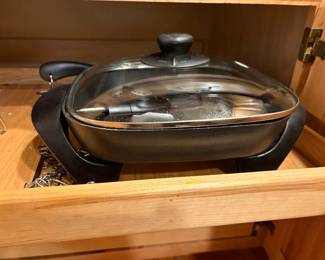 . . . electric frying pan