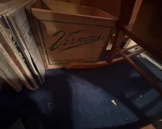. . . vintage Vernors wood crate
