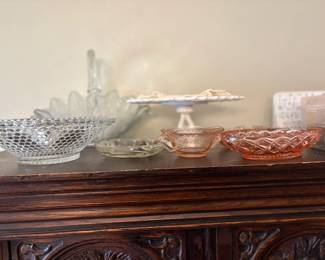 . . . Depression and milk glass