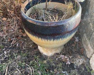 . . . ceramic porch pot