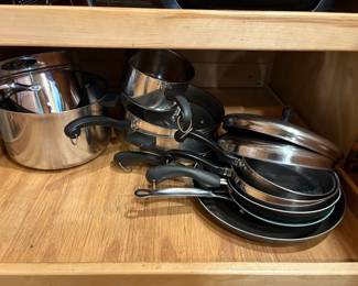 . . . Farberware pots and pans