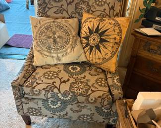 . . . upholstered chair