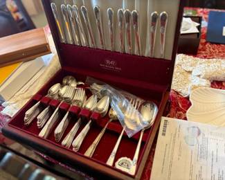 . . . formal silverware set