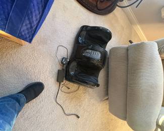 . . . and foot massager