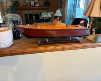 . . . vintage wood boat