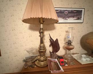 . . . brass lamp