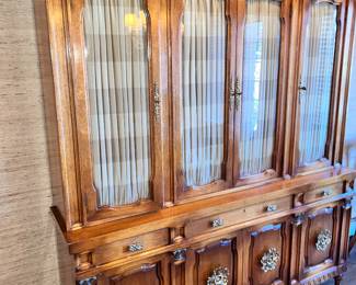 Breakfront avail prior to sale date - color in pic is washed out