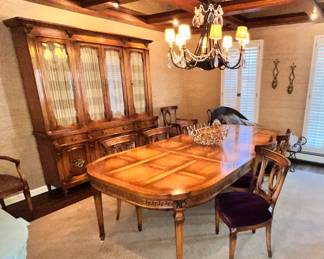 Phil, your dining room with a beautiful set in excellent condition