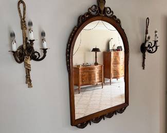 Sconces and mirror available