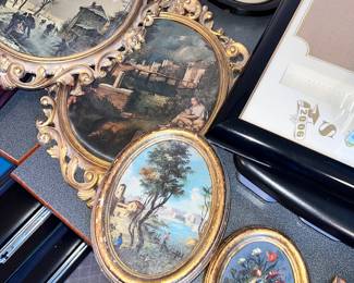 The two smaller pictures are paintings, beautiful