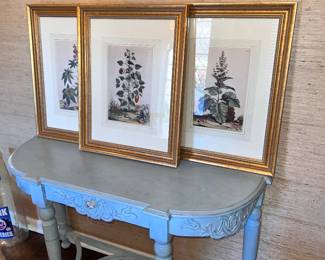 Robin egg blue Demilo table