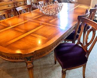 Dining set available prior to sale date 