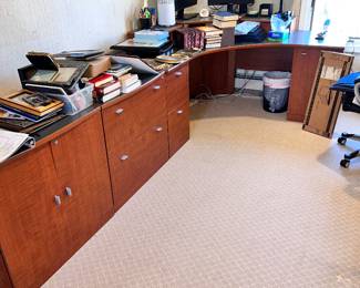 Sectional desk unit very functional if you have the space or use in different areas of the house