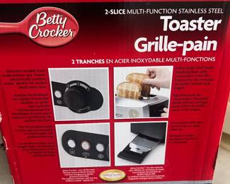 Betty Crocker Toaster Grille-pain