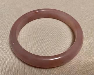 MMC112 Violet Jade Bangle Bracelet