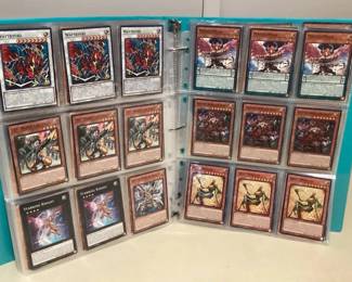 MMC077 Binder Full Of Over 590 Collectible Yu-Gi-Oh! Trading Cards