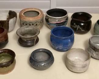 MMC055 Fifteen Art Pottery Ceramic Planter Pots