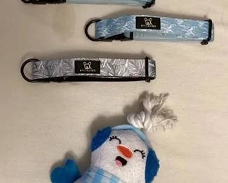 MMC030 Dog Leash, Collars & Toy New