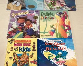 MMC010 Six Children’s Hawaiian Hardcover Books
