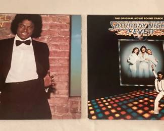 MMC101 Michael Jackson & Saturday Night Fever Vinyl Records
