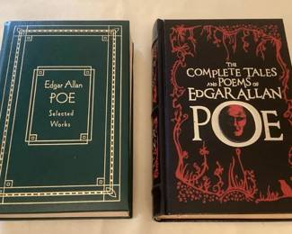 MMC098 Two Beautifully Bound Edgar Allan Poe Hardcover Books