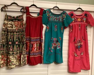 MMC015 Four Women’s Ethnic Dresses