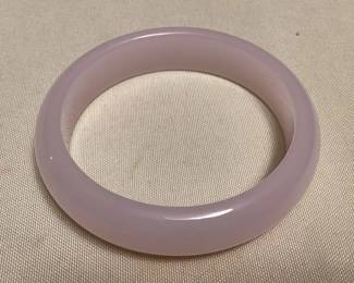 MMC110 Pink Jade Bangle Bracelet
