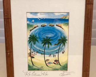 MMC104 Framed “Ko Olina Kai” Picture