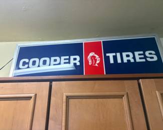. . . vintage Cooper Tires sign