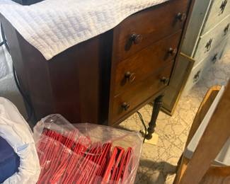 . . . Martha Washington-style sewing cabinet