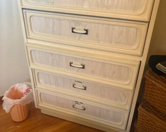 . . . and its matching chest of drawers
