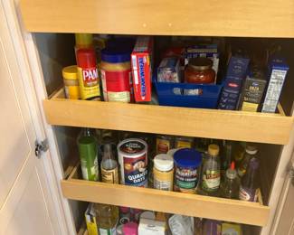 . . . a nice selection of spices and pantry items