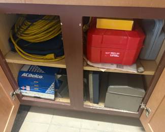 . . . more tools and extension cord
